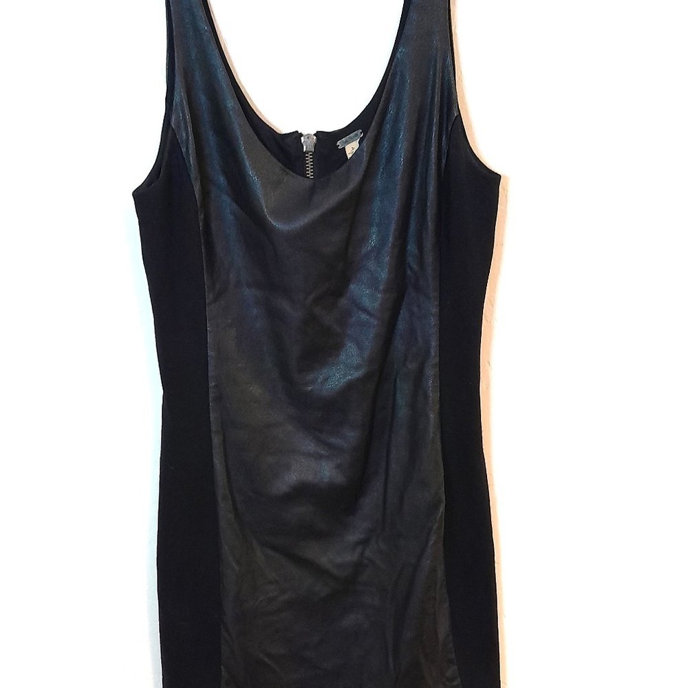 Free People Black Leather Dress. Small. Preowned. Minimal wear.
